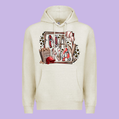 Nana Baseball Premium Hoodie Designed By Racoondesign