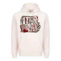 Pale Pink nana baseball Premium Hoodie - RacoonDesign