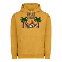 Pigment Peanut Butter hello summer Urban Hoodie - CowhideDigitalArt