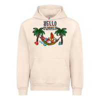 Sandshell hello summer Urban Hoodie - CowhideDigitalArt