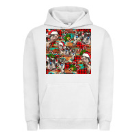 Pigment Lunar Rock christmas pig  aztec Urban Hoodie - FaDigitalArtStudio