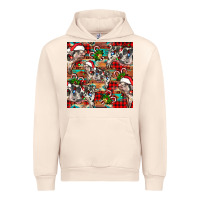 Sandshell christmas pig  aztec Urban Hoodie - FaDigitalArtStudio