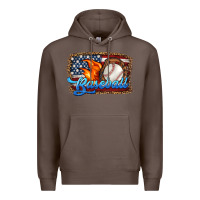 Coffee western american flag baseball Premium Hoodie - HRA Design Shop