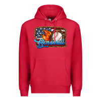 Cardinal western american flag baseball Premium Hoodie - HRA Design Shop
