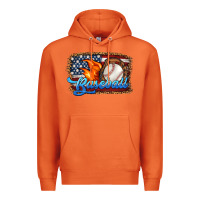 Carrot western american flag baseball Premium Hoodie - HRA Design Shop