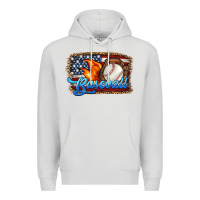 Dove Grey western american flag baseball Premium Hoodie - HRA Design Shop