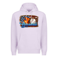 Lilac western american flag baseball Premium Hoodie - HRA Design Shop