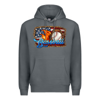 Rock western american flag baseball Premium Hoodie - HRA Design Shop