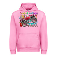 Fuchsia Pink crushed 100 days of school Urban Hoodie - RacoonDesign