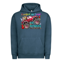 Pigment Midnight Navy crushed 100 days of school Urban Hoodie - RacoonDesign
