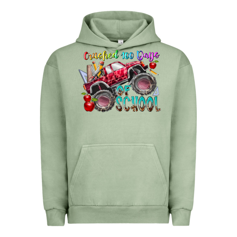 Crushed 100 Days Of School Urban Hoodie by RacoonDesign | Teevron