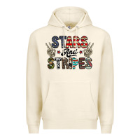 Tofu stars and stripes Premium Hoodie - CowhideDigitalArt