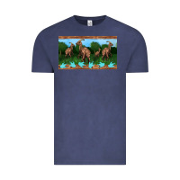Vintage Denim parasaurolophus sippy cup Vintage Tee - Artiststas