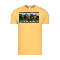 Vintage Mustard parasaurolophus sippy cup Vintage Tee - Artiststas