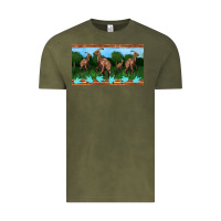 Vintage Olive parasaurolophus sippy cup Vintage Tee - Artiststas
