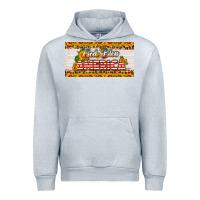 Heather Grey god bless america sunflower license plate Urban Hoodie - HRA Design Shop