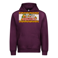 Mauve Wine god bless america sunflower license plate Urban Hoodie - HRA Design Shop
