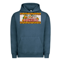Pigment Midnight Navy god bless america sunflower license plate Urban Hoodie - HRA Design Shop