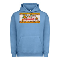 Pigment Pebble Blue god bless america sunflower license plate Urban Hoodie - HRA Design Shop
