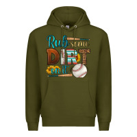 Army Green rub some dirt on it baseball Premium Hoodie - HRA Design Shop