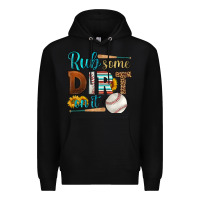 Black rub some dirt on it baseball Premium Hoodie - HRA Design Shop