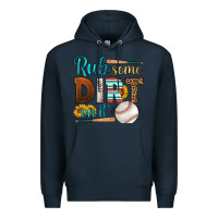 Navy rub some dirt on it baseball Premium Hoodie - HRA Design Shop