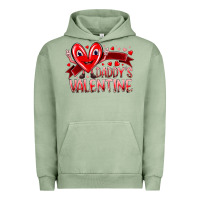 Pigment Oil Green daddy is valentine Urban Hoodie - RacoonDesign