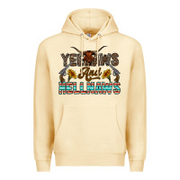Pina Colada yeehaws and hellnaws Premium Hoodie - CowhideDigitalArt