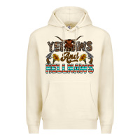 Sandshell yeehaws and hellnaws Premium Hoodie - CowhideDigitalArt