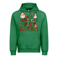 Emerald christmas spirit activate Urban Hoodie - FaDigitalArtStudio