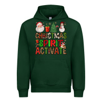 Forest Green christmas spirit activate Urban Hoodie - FaDigitalArtStudio