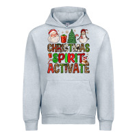 Heather Grey christmas spirit activate Urban Hoodie - FaDigitalArtStudio