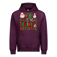 Mauve Wine christmas spirit activate Urban Hoodie - FaDigitalArtStudio