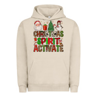 Pigment French Oak christmas spirit activate Urban Hoodie - FaDigitalArtStudio