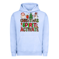 Pigment Grape Ice christmas spirit activate Urban Hoodie - FaDigitalArtStudio