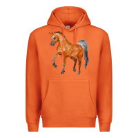 Carrot horse Premium Hoodie - FaDigitalArtStudio
