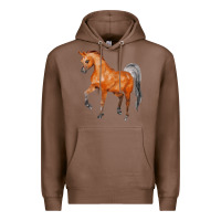 Chestnut horse Premium Hoodie - FaDigitalArtStudio