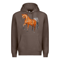 Coffee horse Premium Hoodie - FaDigitalArtStudio