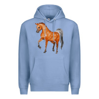 Colony Blue horse Premium Hoodie - FaDigitalArtStudio
