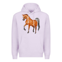 Lilac horse Premium Hoodie - FaDigitalArtStudio