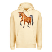 Pina Colada horse Premium Hoodie - FaDigitalArtStudio