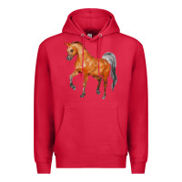 Cardinal horse Premium Hoodie - FaDigitalArtStudio