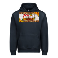 Navy america map sunflower license plate Urban Hoodie - HRA Design Shop