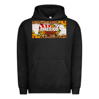Pigment Black america map sunflower license plate Urban Hoodie - HRA Design Shop