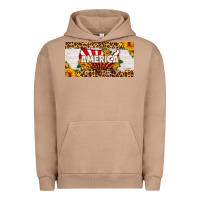 Pigment Burro america map sunflower license plate Urban Hoodie - HRA Design Shop