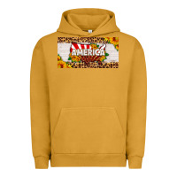 Pigment Peanut Butter america map sunflower license plate Urban Hoodie - HRA Design Shop
