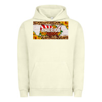 Pigment Pistachio america map sunflower license plate Urban Hoodie - HRA Design Shop