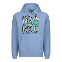Colony Blue nurse Premium Hoodie - RacoonDesign