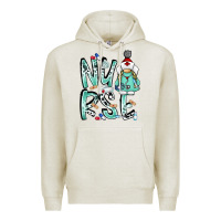 Oatmeal Heather nurse Premium Hoodie - RacoonDesign