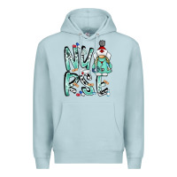 Blue Mist nurse Premium Hoodie - RacoonDesign